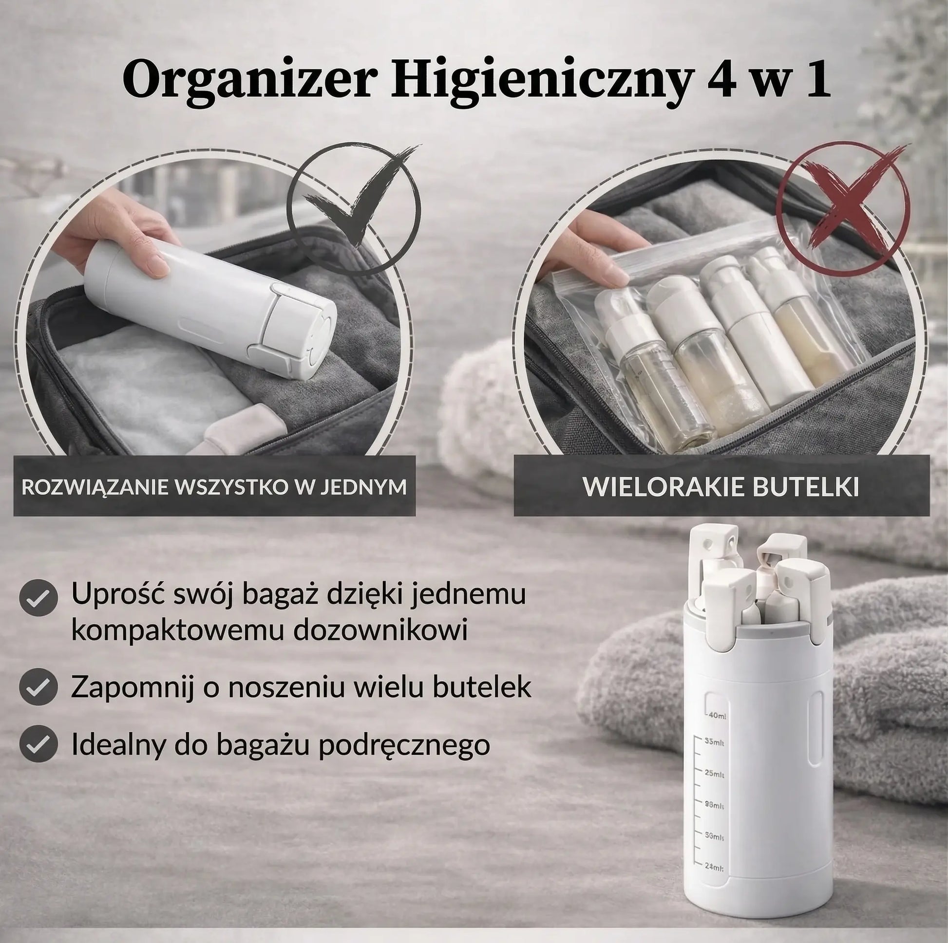 ViaKit™ Organizer Higieniczny 4 w 1 Przyciagajki